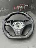 08-13 BMW E90 E92 E93 M3 OHC Carbon fiber Steering Wheel Tri Stitched Manual