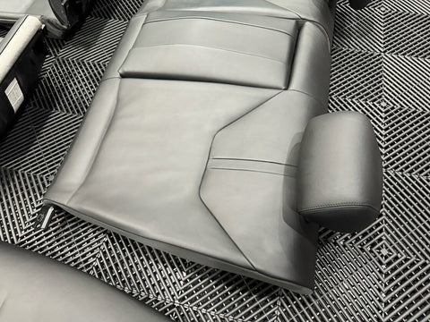 08-13 BMW E92 M3 Coupe Original Novillo Black Interior Rear Seats