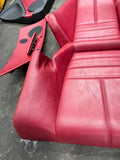 01-06 BMW E46 M3 Convertible Complete Interior Front Heated Seats Custom Red