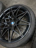 OEM BMW F80 F82 F83 M3 20x9 20x10 WHEELS RIMS STYLE 666M 5x120mm Gloss Black