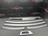 07-13 OEM BMW E92 E93 335 M3 Brushed Aluminum Interior Trim Dash Panels Set