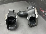 BMW E46 M3 OEM (2001-2006) BRAKE AIR INLET DUCTS + BRACKETS PAIR NO BROKEN TABS