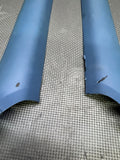 98-02 BMW Z3 M Roadster Front Interior A- Pillar Column Covers Trim Estoril Blue