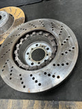 06-10 BMW E60 E63 E64 M5 M6 FRONT BRAKES DISCS ROTORS PAIR