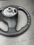 Performance Steering Wheel M Stitching 01-06 BMW E46 M3 Carbon Fiber Manual