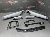 01-06 BMW E46 M3 Convertible Interior Trim Set Brushed Aluminum 8pc Complete