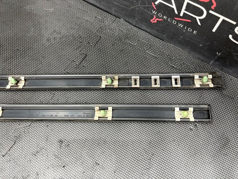 Black Moulding Exterior Door Trim Set of 4 BMW 00-03 E39 M5 OEM