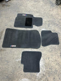 Genuine 01-06 BMW E46 M3 Convertible Carpets Floor Mats Black Front & Rear