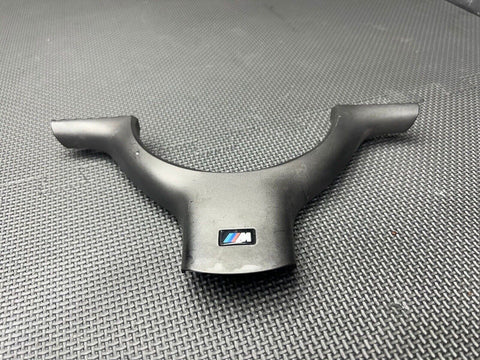 01-06 BMW E46 M3 Lower Steering Wheel Trim Cover Titan Shadow Grey Gray