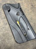 00-06 BMW E46 COUPE CONVERTIBLE PASSENGER RIGHT SIDE DOOR PANEL CARD BLACK OEM