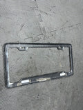 LICENSE PLATE FRAME BRACKET MOUNT HOLDER REAL CARBON FIBER