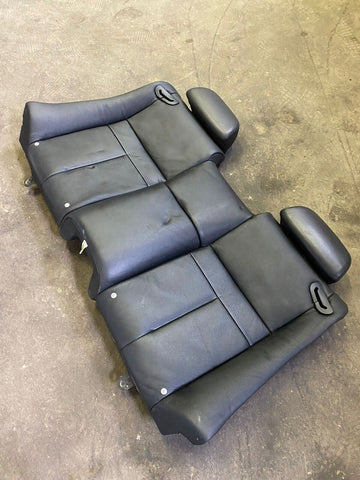 BMW E63 M6 06-10 Rear Seat Back Cushion Black Leather Backrest