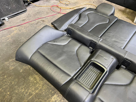 BMW F82 M4 15-20 Rear Back Seats Cushion Black Leather Backrest Bench