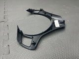 08-13 BMW E90 E92 E93 M3 Lower Steering Wheel Trim Cover Plate Black