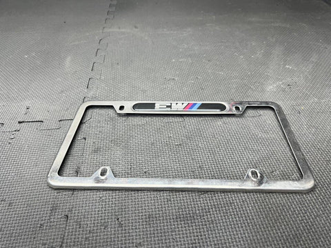 BMW M3 LICENSE PLATE FRAME BRACKET MOUNT HOLDER CHROME