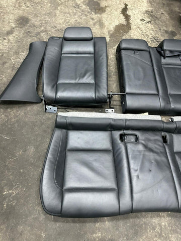 08-14 BMW E71 X6M Rear Seats Backrests Bolsters Bench Black