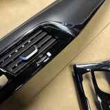OEM BMW F90 M5 Central Console Dash Panel Aluminum Carbon Interior Trim SET