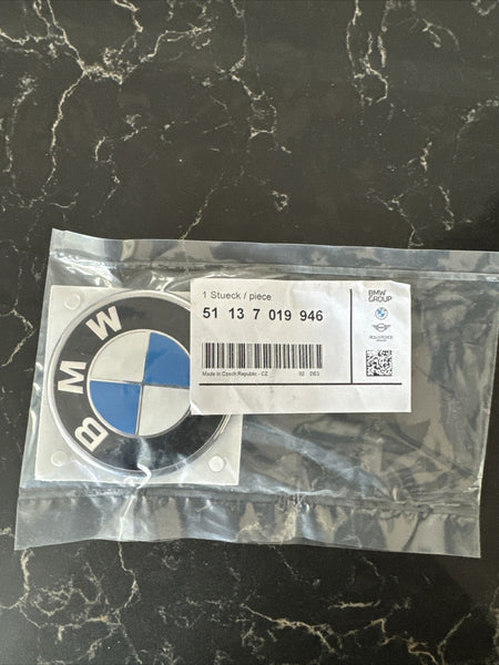 Genuine BMW E46 325 330 M3 Convertible Emblem Roundel Trunk Logo 