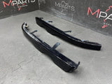 01-06 BMW E46 M3 Lower Headlight Trims Pair 8208680 Carbon Black