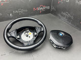 2000 BMW E39 M5 Sports Leather Steering Wheel + Multifunction Trim OEM