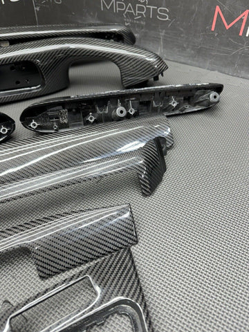 BMW E46 M3 01-06 Carbon Fiber Interior trim Coupe 8 Piece Complete OHC