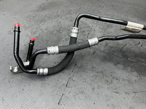 08-13 BMW E90 E92 E93 M3 Transmission Oil Cooler Return Hoses Lines 17222283581