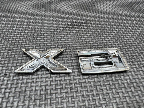 OEM Genuine BMW E71 SAC Trunk Lid X6 Emblem Badge Logo Sign 51147206122