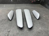01-06 BMW E46 M3 Convertible Arm Rest Pads Front & Rear Left Right Grey Gray