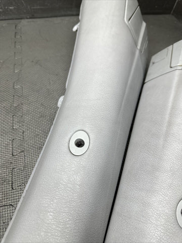 01-06 BMW E46 M3 Rear Top Upper Interior Panels Trims Grey Gray
