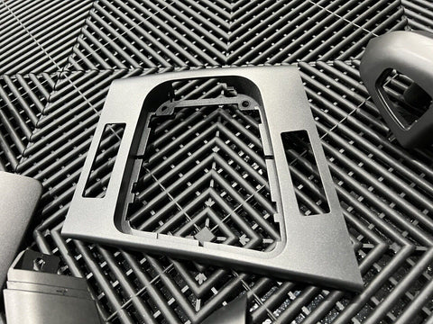 01-06 BMW E46 M3 Coupe Interior Armrests Trim Set Titan Shadow Grey 41k Miles