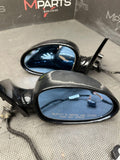 01-06 BMW E46 M3 Right Left Side View Mirrors Pair Jet Black