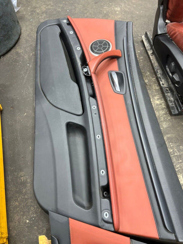 08-13 BMW E93 M3 Convertible Front & Back Seats & Panels Fox Red Leather