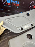 01-06 BMW M3 E46 M3 OEM Rear Interior Panels Covers Cards Convertible Grey Gray