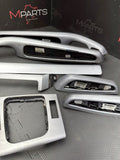 01-06 BMW E46 M3 Convertible Interior Trim Set Brushed Aluminum 7pc Incomplete