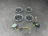 08-13 BMW E92 E93 M3 Door Speakers Tweeters Covers Grilles Set