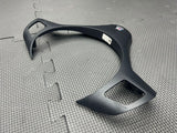 08-13 BMW E90 E92 E93 M3 Lower Steering Wheel Trim Cover Plate Black