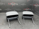 01-06 BMW E46 M3 Convertible Original Head Rests Rear Dove Grey Gray