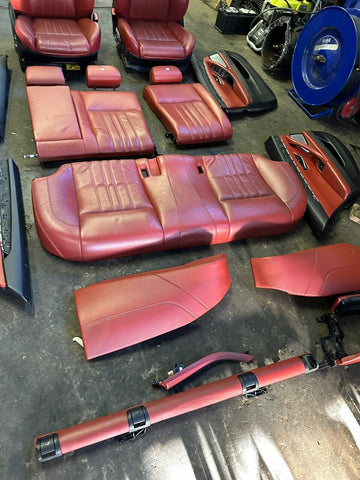 11-16 BMW F10 M5 Sedan Red Complete Interior Seats Panels