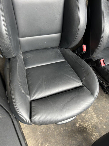 08-13 BMW E92 M3 Coupe Front & Back Seats Cushion Black Leather