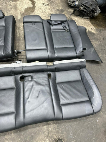 08-14 BMW E71 X6M Rear Seats Backrests Bolsters Bench Black