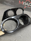 01-06 BMW E46 M3 Fog Light Housings Covers Trims Gloss Black