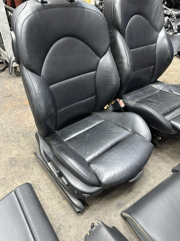 01-06 BMW E46 M3 Coupe Leather Complete Interior Seats & Panels Powered Heated