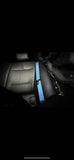 08-13 BMW E92 328 335 M3 COUPE REAR SEAT BELTS LIGHT BLUE