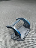 04-10 BMW E60 M5 FRONT BUMPER LEFT DRIVER HEADLIGHT WASHER COVER BLUE OEM