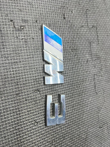 Genuine BMW E36 M3 Rear Badge Trunk Emblem 51142250539 51142250811