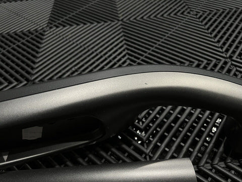 01-06 BMW E46 M3 Coupe Interior Armrests Trim Set Titan Shadow Grey 41k Miles