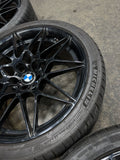 OEM BMW F80 F82 F83 M3 20x9 20x10 WHEELS RIMS STYLE 666M 5x120mm Gloss Black