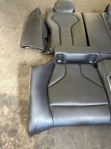 BMW F82 M4 15-20 Rear Back Seats Cushion Black Leather Backrest Bench
