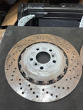 12-17 BMW F06 F10 F12 F13 M5 M6 REAR BRAKE DISCS ROTORS PAIR 396X24 NO LIPS