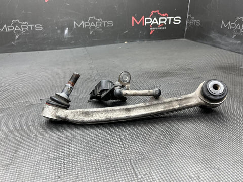 08-13 BMW E90 E92 E93 M3 Left Lower Front Control Arm Wishbone + Level Sensor